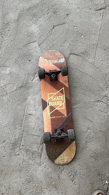 квады ролики купить: Скейтборд YO MATEO “SKATE BOARD” - Дека классической формы, 7-слойный — 3
