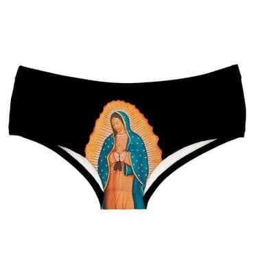 мерс трусы: Трусы плавки, размер М, с интересным принтом Девы Марии для женщин — 3