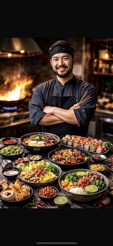 Выпечка, хлебобулочные изделия: Требуется Повар,Паназиатской кухни со стажем 3-5 лет, адрес С — 1