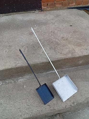 Металлические совки для уборки мусора и золы - Два варианта: узкий — 2