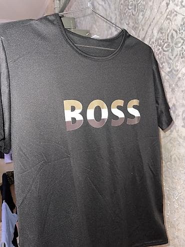 boss футболка: Мужская футболка, L, XL, 2XL, Boss, Новый, цвет - Черный — 2