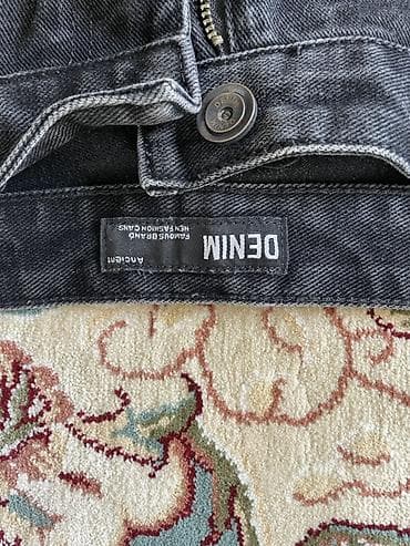 чёрные джинсы: Черные джинсы DENIM - Цвет: графитово-черный - Посадка: средняя - — 2
