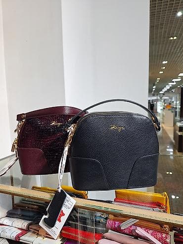 Спецодежда: Классическая сумка, Материал: Натуральная кожа, Застежка на молнии, Женские — 1