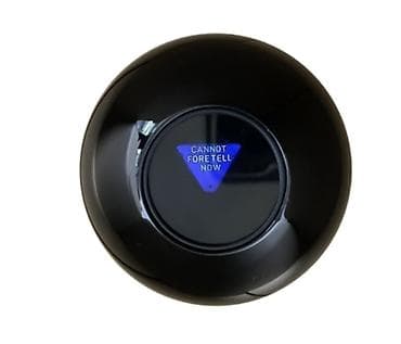 пляжные балоны: Шар предсказаний Magic 8 Ball - Классическая черная «восьмерка» с — 4