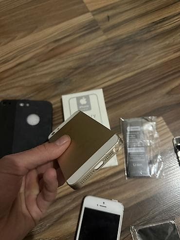 iphone sr: IPhone SE, Б/у, 128 ГБ, Space Gray, Защитное стекло, Кабель, Чехол, 100 % — 6