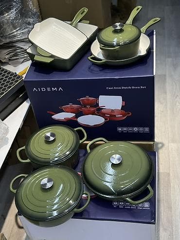 Набор чугунной посуды AIDEMA — Cast Iron Dutch Oven Set. Состав и