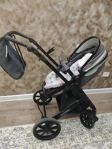 chicco lite way: Коляска, цвет - Голубой, Б/у — 6