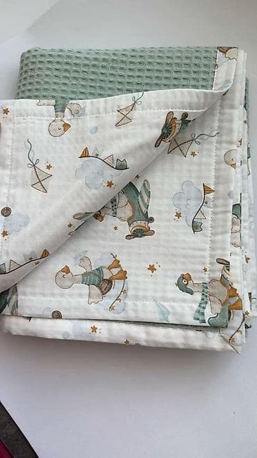 Матраска арналган каптамалар жана топперлер: Постельное бельё из варёного хлопка - Материал: 100% варёный хлопок — — 3