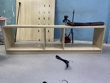 Столдор: Кеңсе эмереги комплекти, ДСП, түсү - Ак — 2