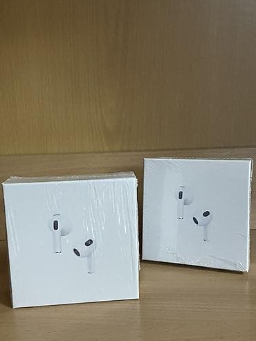 Осталось всего 4 штуки!!! Apple AirPods— 3 беспроводные наушники в