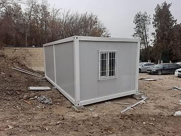 кут курулуш компания: Бытовой модульный дом Размер 7х3.5 24.5м² 10 см толщина — 4