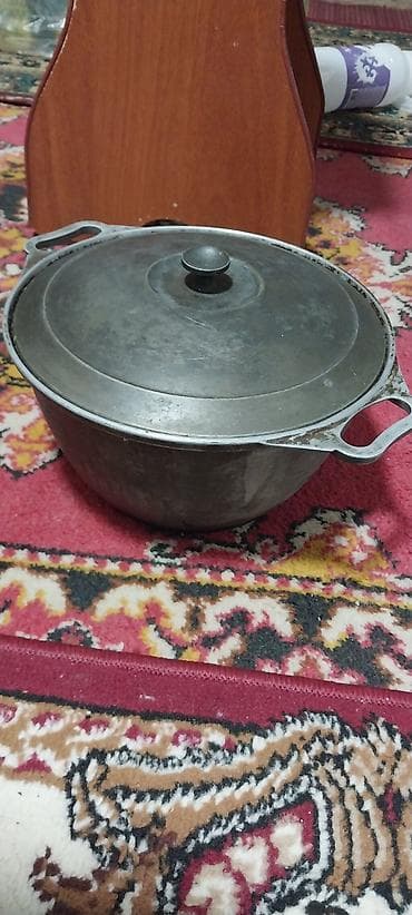 Посуда: Казан чугунь 3.5 л — 1