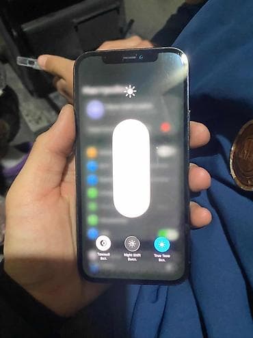 13 мини: IPhone 12 Pro, Б/у, 128 ГБ, Серебристый, Чехол, 73 % — 4