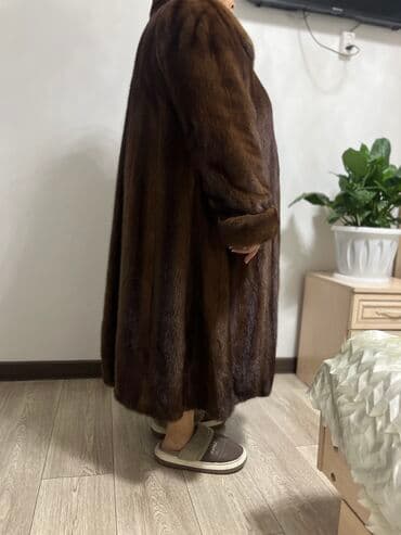 обув ош: Шуба, Норка, Узун модель, Италия, 5XL, 6XL — 2