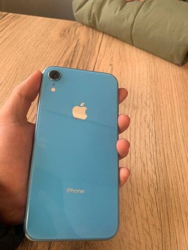 ipone xs max: IPhone Xr, Б/у, 128 ГБ, Голубой, Чехол, 83 % — 1