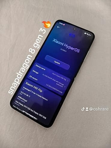 xiaomi 17 pro max цена бишкек: 🔥 Xiaomi mix filp азиат китай 🔋 Аккумулятор — хороший ✨ Отличное — 6