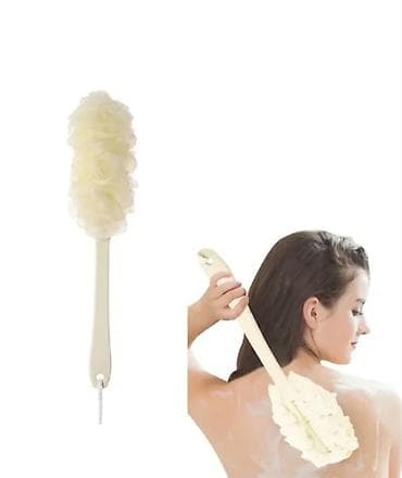 Массажная мочалка для тела с длинной ручкой ☆ длинная ручка