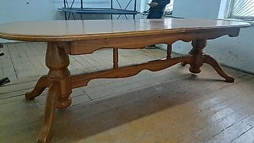 Зал үчүн үстөл, Бүктөө, Oval