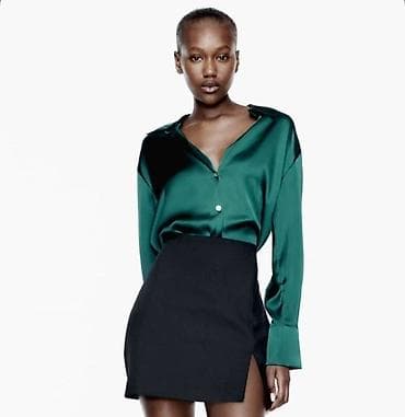 zara турция: Блузка, Классическая модель — 3