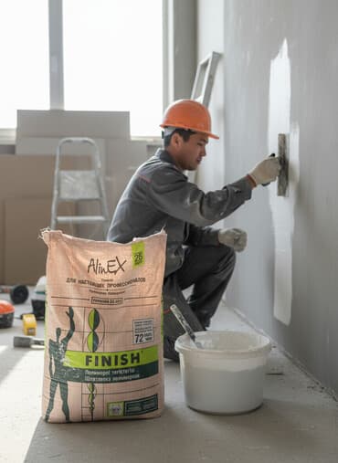 ибоксидная смола: Полимерная шпаклевка AlinEX Finish в мешках по 25 кг. Подходит для — 1