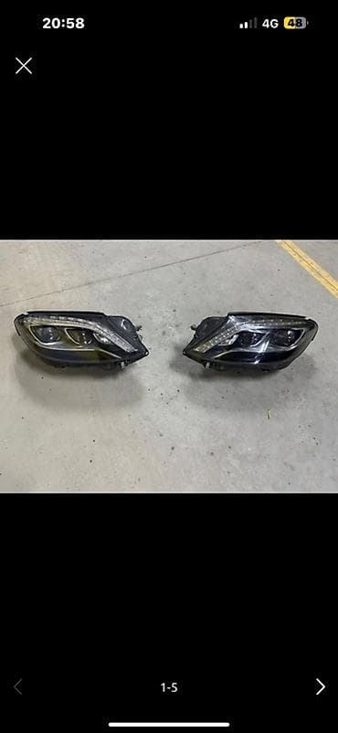 Комплект передних фар Mercedes-Benz Б/у