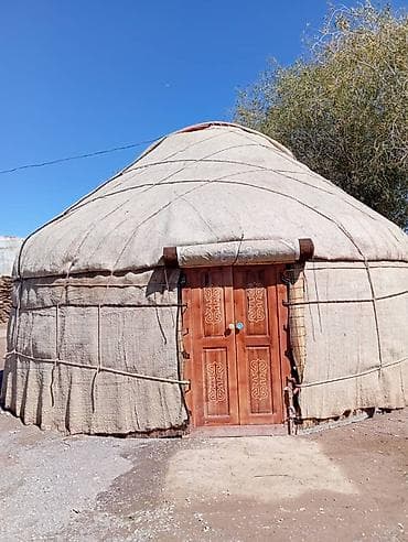 Юрты: Традиционная кочевая юрта (казахская/киргизская), полностью — 3