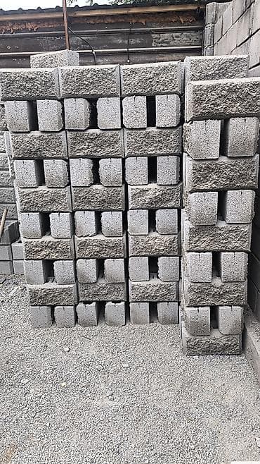 Пескоблок Рваный, Заборный, 400x200x200