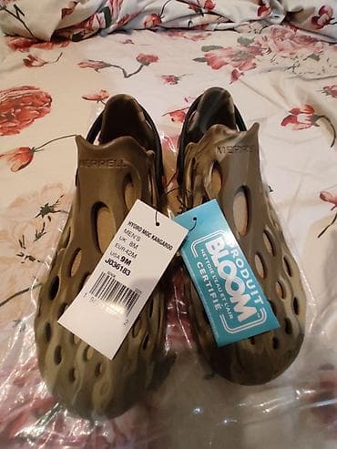 красивые кроксы: Мужские сандалии, 42, Merrell, Новый, цвет - Бежевый — 4
