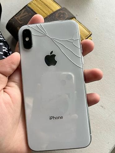 iphone xs max 64: IPhone X, Б/у, 64 ГБ, Серебристый, Защитное стекло, Чехол, 100 % — 1