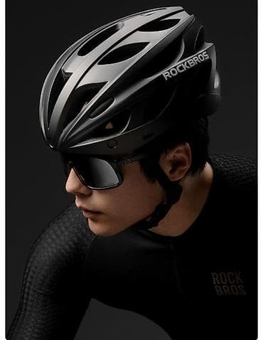 Шлемы: Шлем Rockbros с магнитным визором (In-Mold Technology) 🛡️ — 1