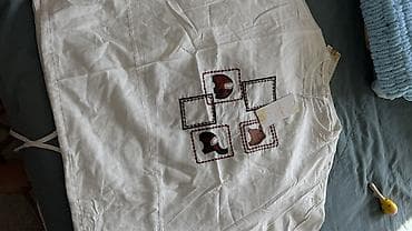 Личные вещи: Новая футболка лён с регулирующимся шнурком 
Размер оверсайз — 5