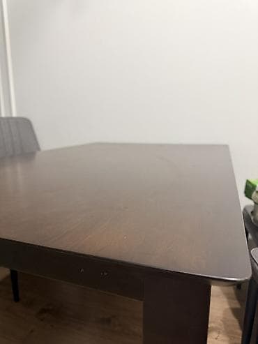 ножки деревянные: Кухонный стол, Прямоугольный, Нераскладной — 5