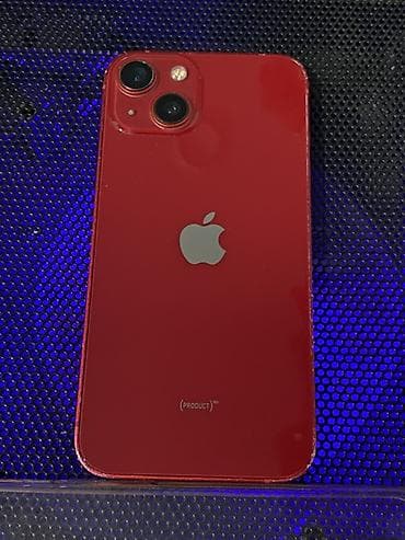 IPhone 13, Б/у, 128 ГБ, Красный, Кабель, 86 %