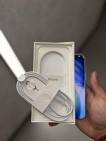 iphone cable: IPhone 17, Б/у, 256 ГБ, White Titanium, Зарядное устройство, Защитное стекло, Чехол, 100 % — 5