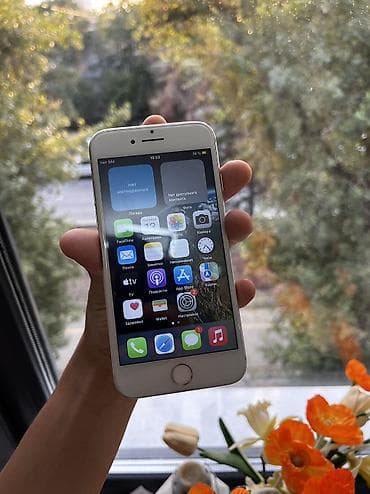 iphone 8 pro max: IPhone 8, Б/у, 64 ГБ, Natural Titanium, Чехол, 87 % — 2