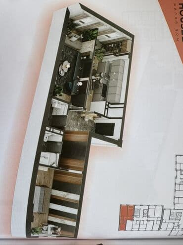 продаю дом восток5: 2 комнаты, 74 м², Элитка, 12 этаж, ПСО (под самоотделку) — 3