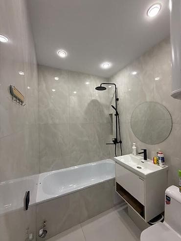 Квартиры: 1 комната, 45 м², Киргизия 1 106 серия, 7 этаж, Евроремонт — 5