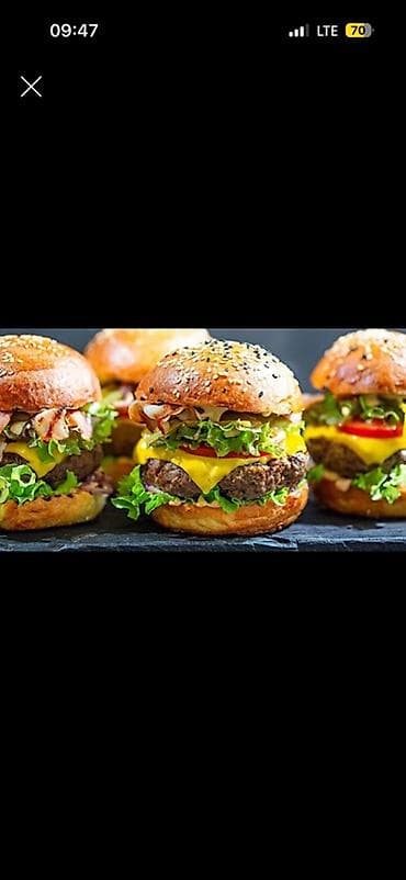 Готовый бизнес: Сочные бургеры на пышных булочках с кунжутом: - Классическая говяжья — 1