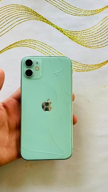 IPhone 11, 128 ГБ, Жашыл, 77 % — 3