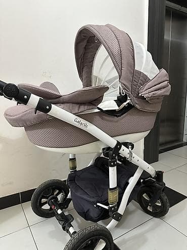 велик: Коляска, Другой бренд, цвет - Коричневый, Б/у, Самовывоз — 4