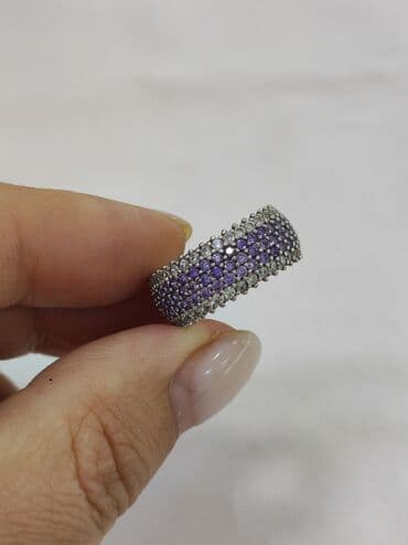 где можно купить обручальные кольца недорого: Кольцо, Помолвочное, Проба 925, Женские, Фианит, Новый — 2