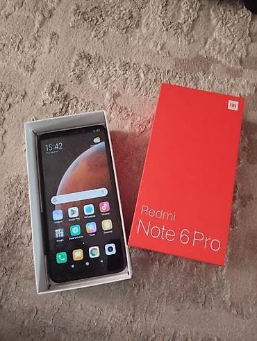 galaxy buds 2 pro бишкек: Redmi, Redmi Note 6 Pro, Колдонулган, түсү - Кара, 2 SIM — 2