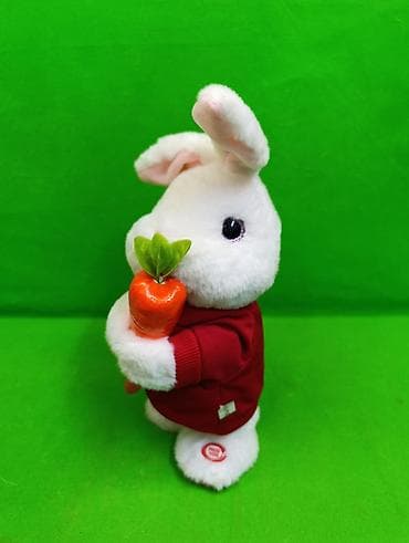 для танцы: Заяц игрушка музыкальная🐰 Комплектация товара: заяц, 3 батарейки✅ — 3