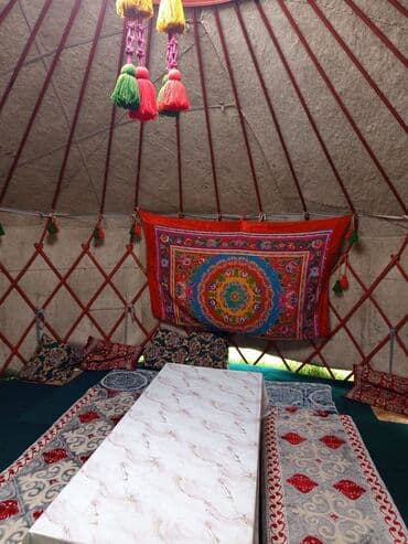 где можно купить палатку для отдыха: Продажа юрты, Каркас Металлический, 40 баш, Диаметр: 6 метров — 5