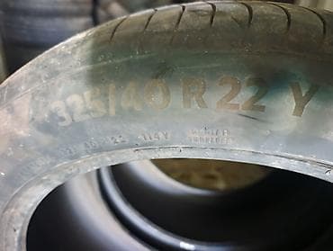 шины 22: Шины 325 / 40 / R 22, Лето, Б/у, Пара, Легковые, Continental — 2