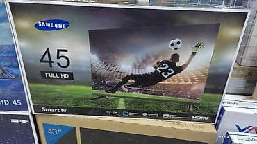 ТВ и видео: Телевизоры samsung 45 android smart, с интернетом, Телевизор SAMSUNG — 1