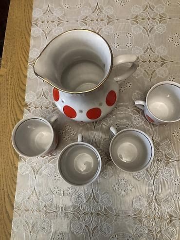 Идиш-аяк: Фарфоровый набор для напитков, СССР. Городницкий фарфоровый завод — 3
