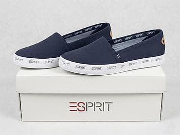 слипоны женские желтые: Лоферы, 38, Esprit, Новый, цвет - Синий, Самовывоз — 1