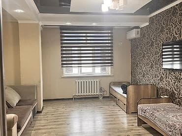Недвижимость: 2 комнаты, Джал мкр (в т.ч. Верхний, Нижний, Средний) Собственник, Семейным, от 6 месяцев, С мебелью полностью — 1