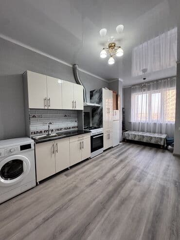 квартира в бишкеке на долгий срок: 1 комната, 37 м², Элитка, 3 этаж, Евроремонт — 1